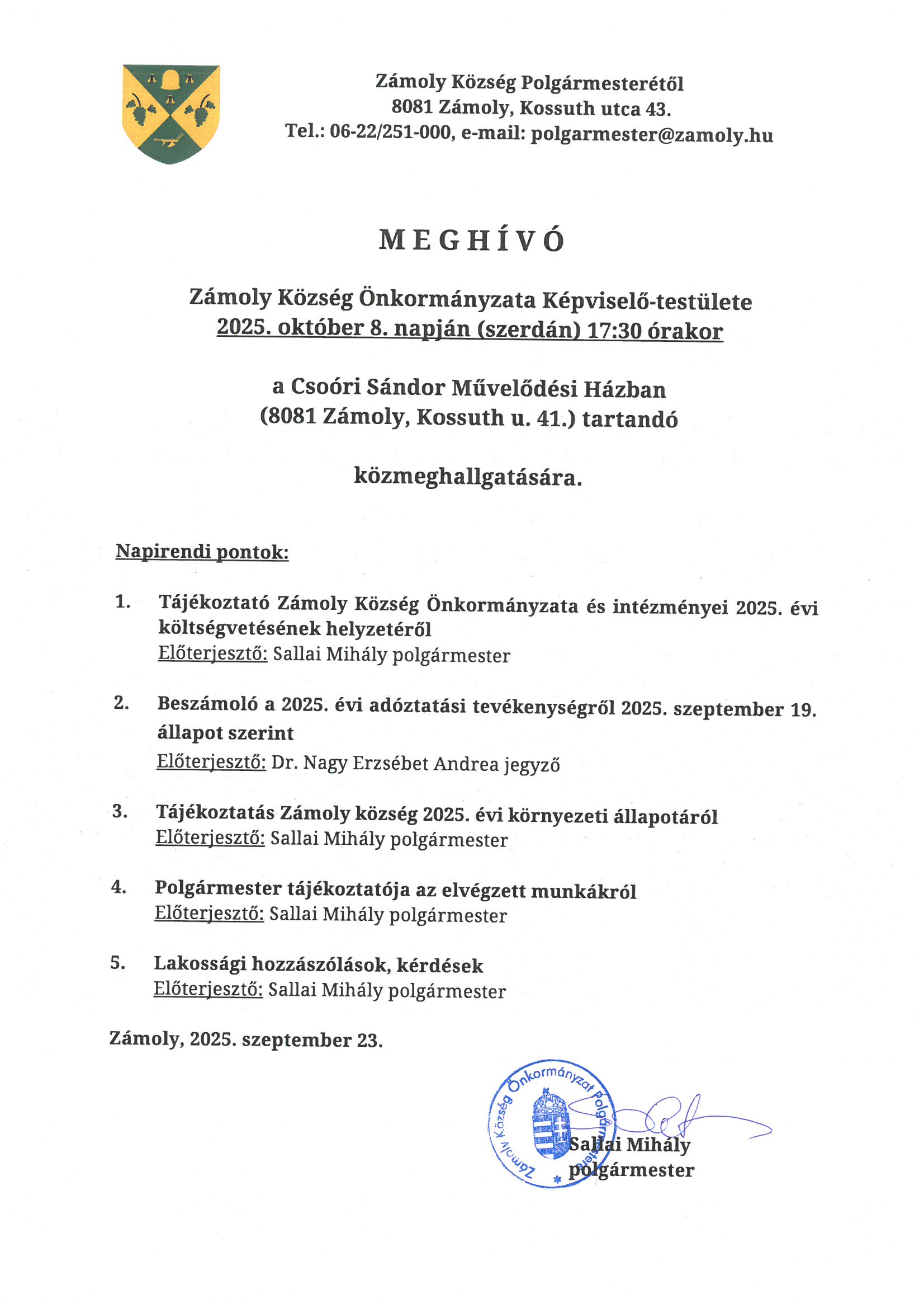 Meghívó