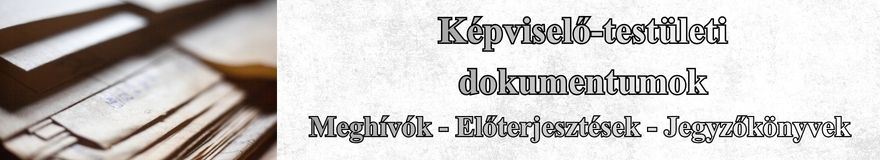 Képviselő-testületi dokumentumok