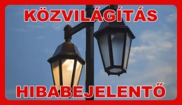Közvilágítás hibabejelentő