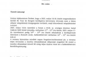 ÚTLEZÁRÁS