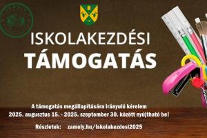 Iskolakezdési támogatás 2025
