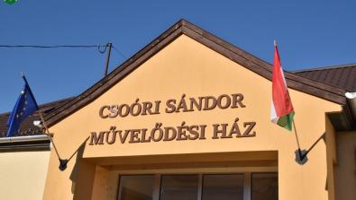 Csoóri Sándor Művelődési Ház névadó ünnepsége